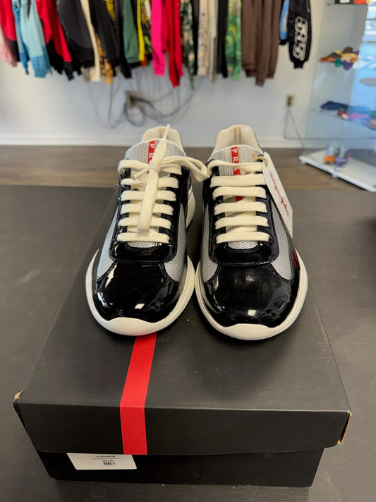 Prada America's Cup Low Black Size 7.5