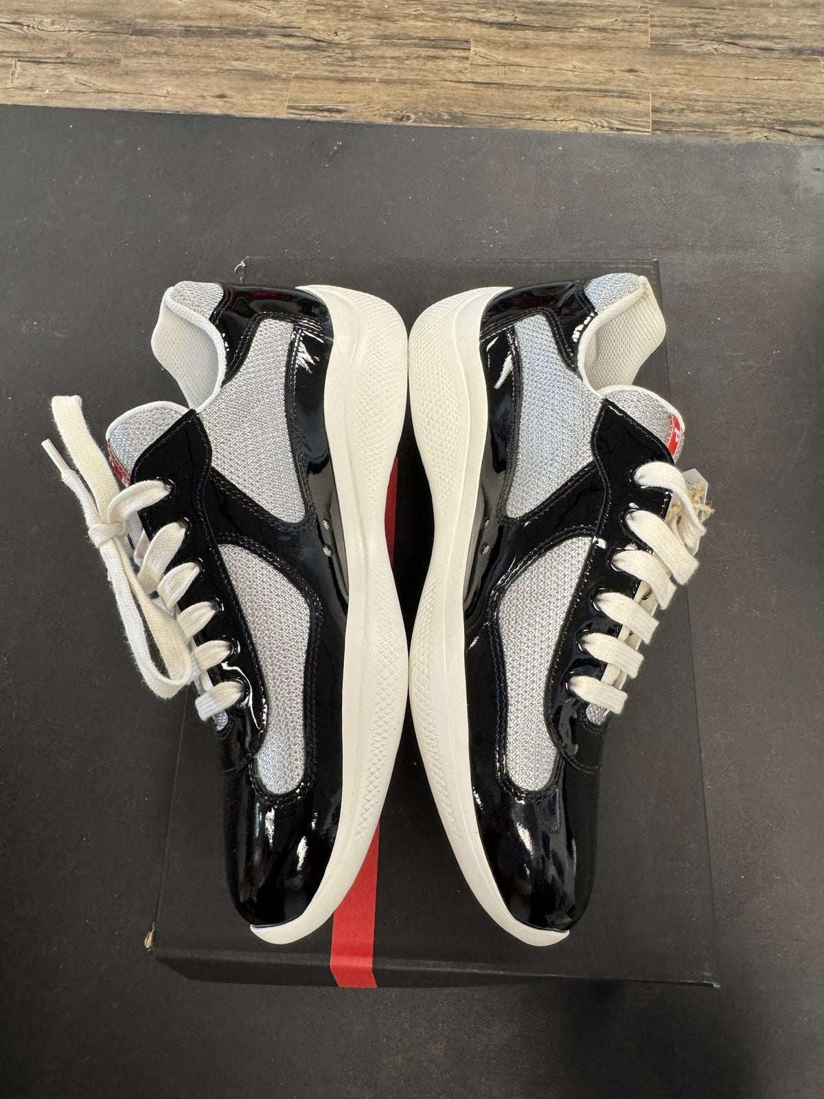 Prada America's Cup Low Black Size 7.5
