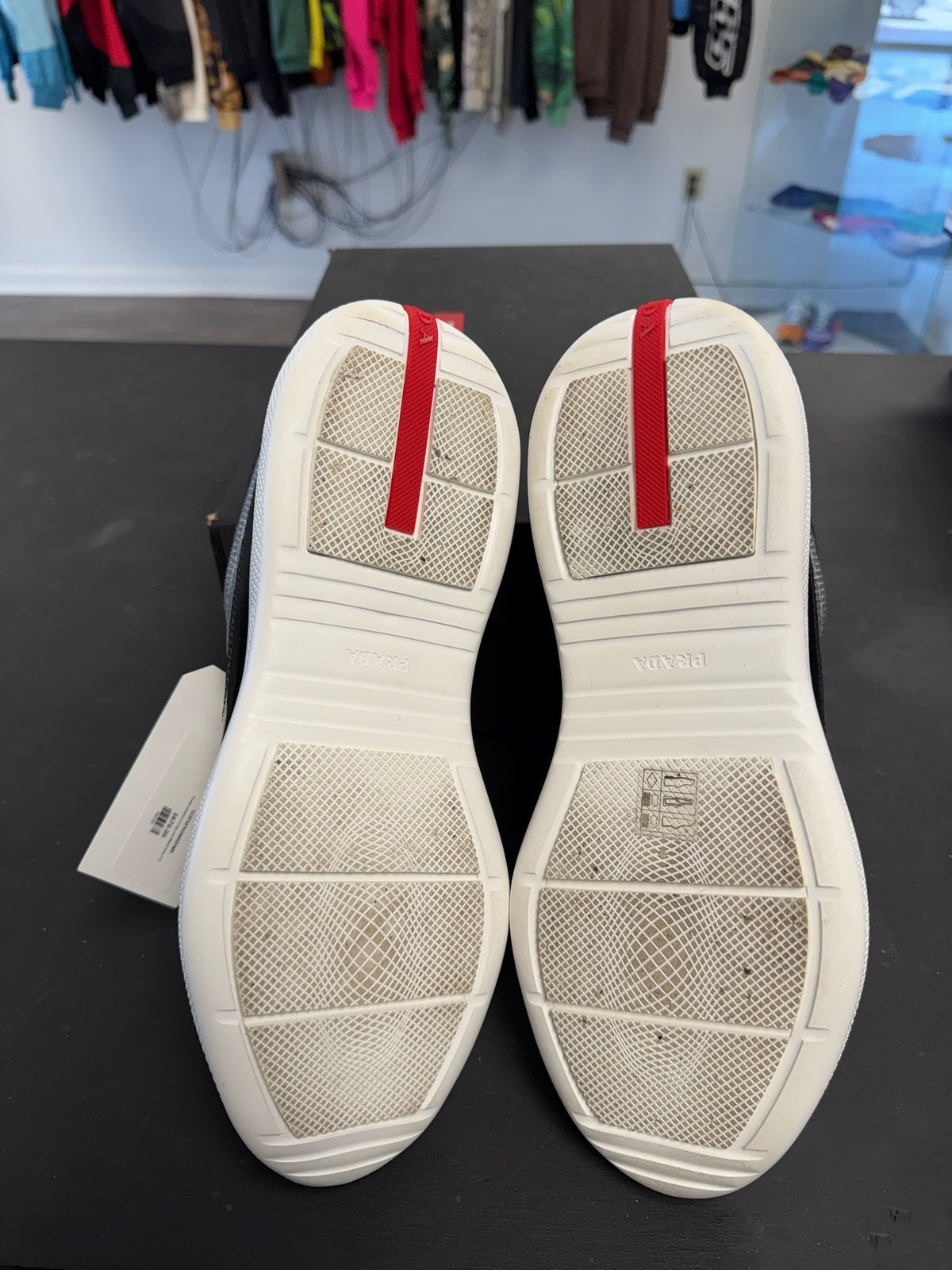Prada America's Cup Low Black Size 7.5