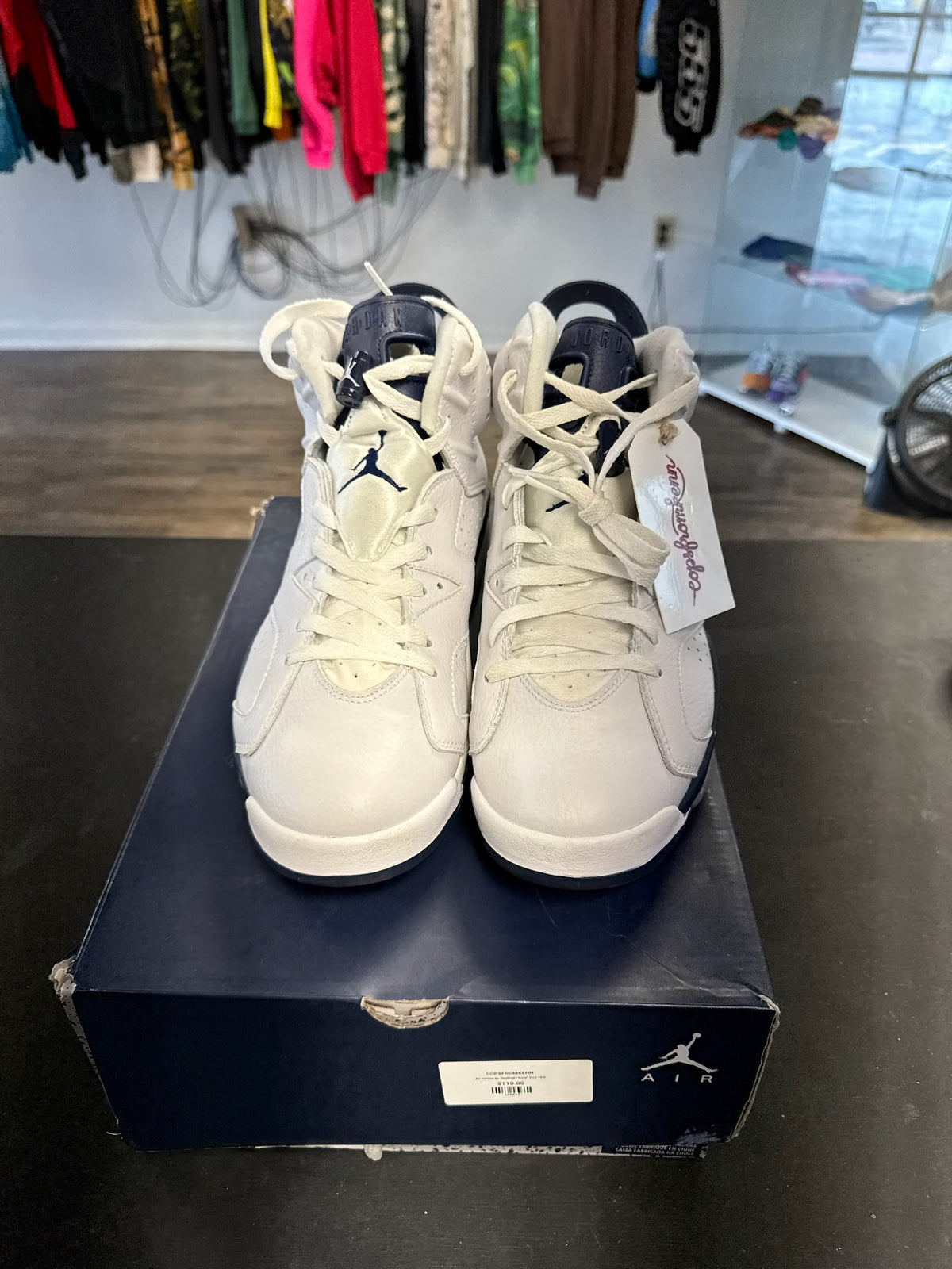 Air Jordan 6s "Midnight Navy" Size 11.5