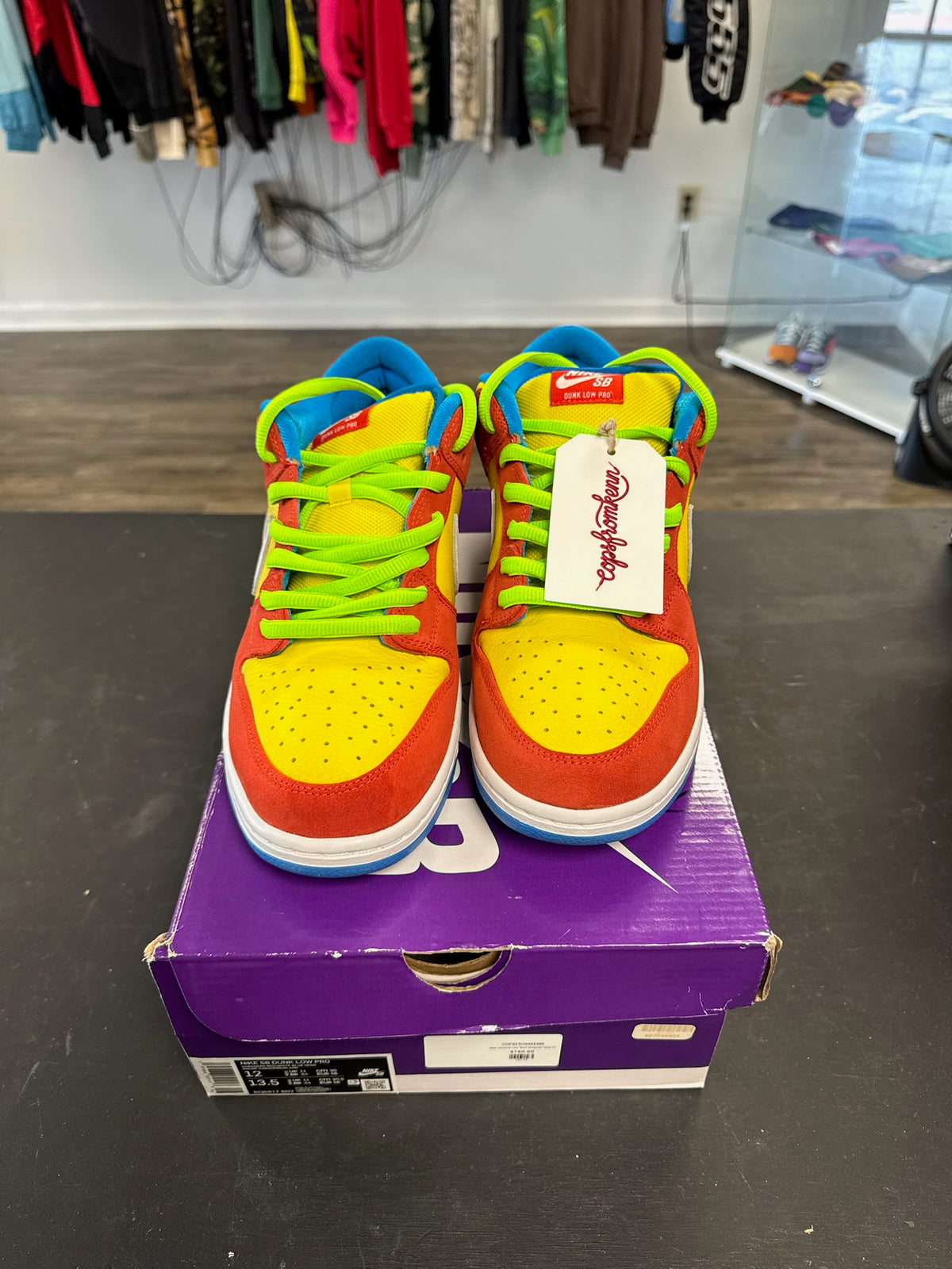 Nike SB Dunk Low "Bart Simpson" Size 12