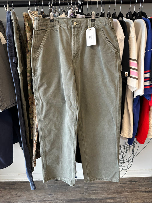 Olive Carhartt Pants  Size 34