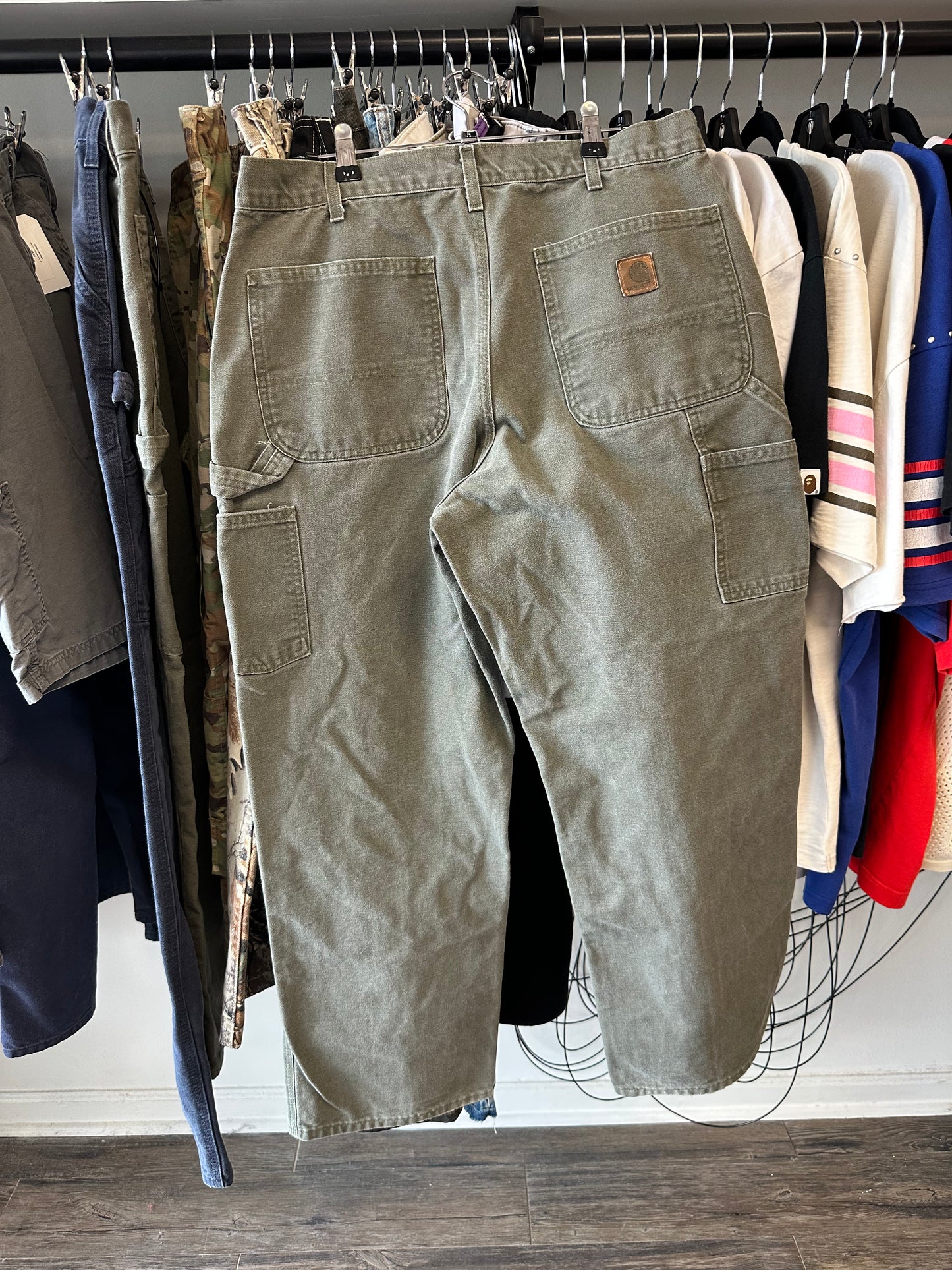 Olive Carhartt Pants  Size 34