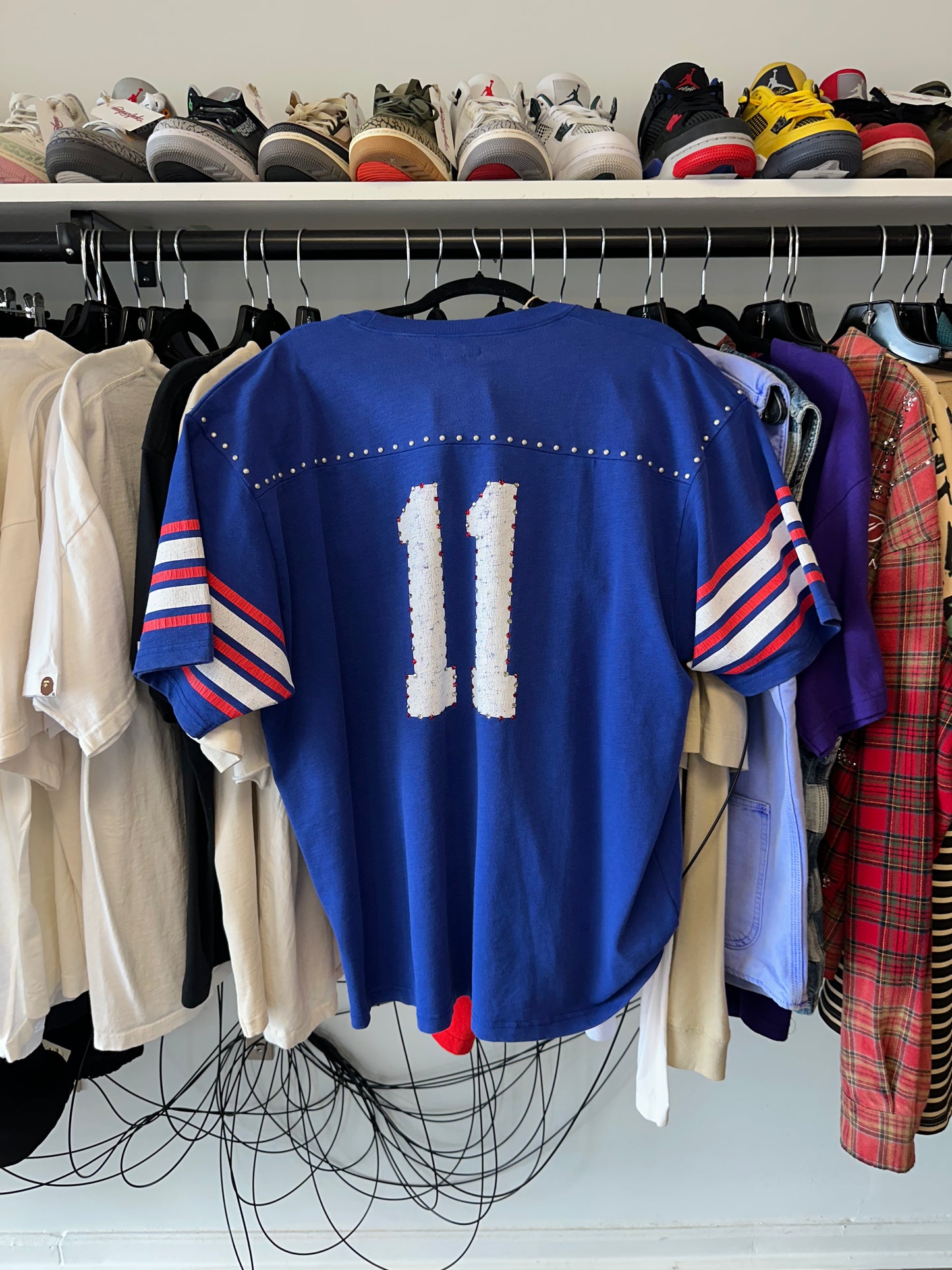 Supreme Studded Football Tee Size XL