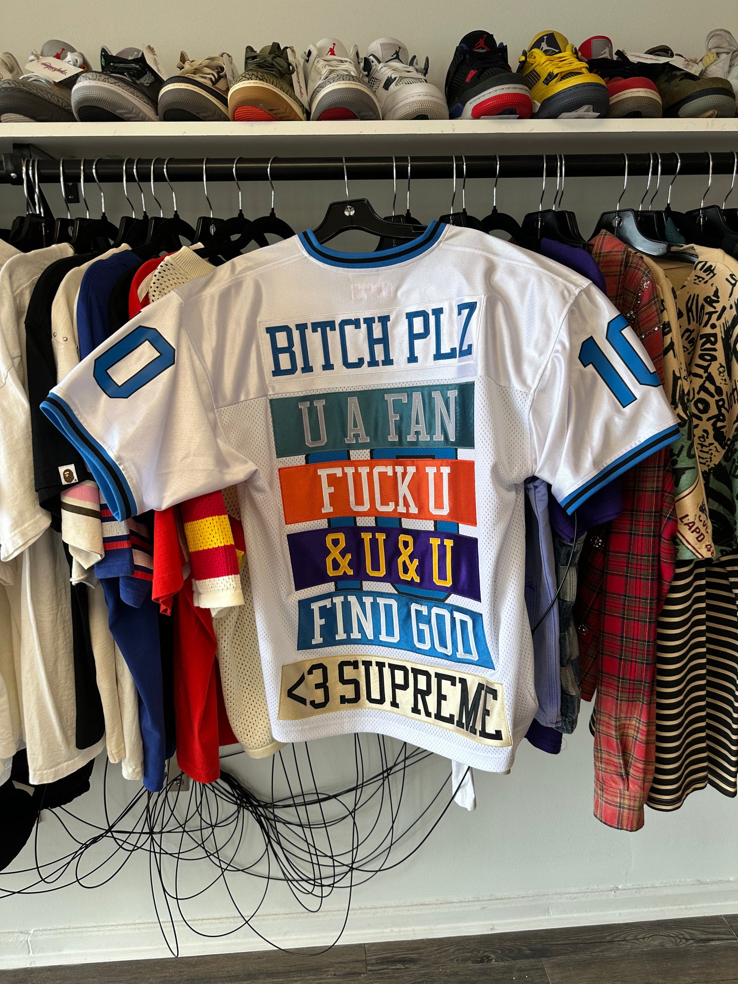 Supreme Fuck You Jersey Medium