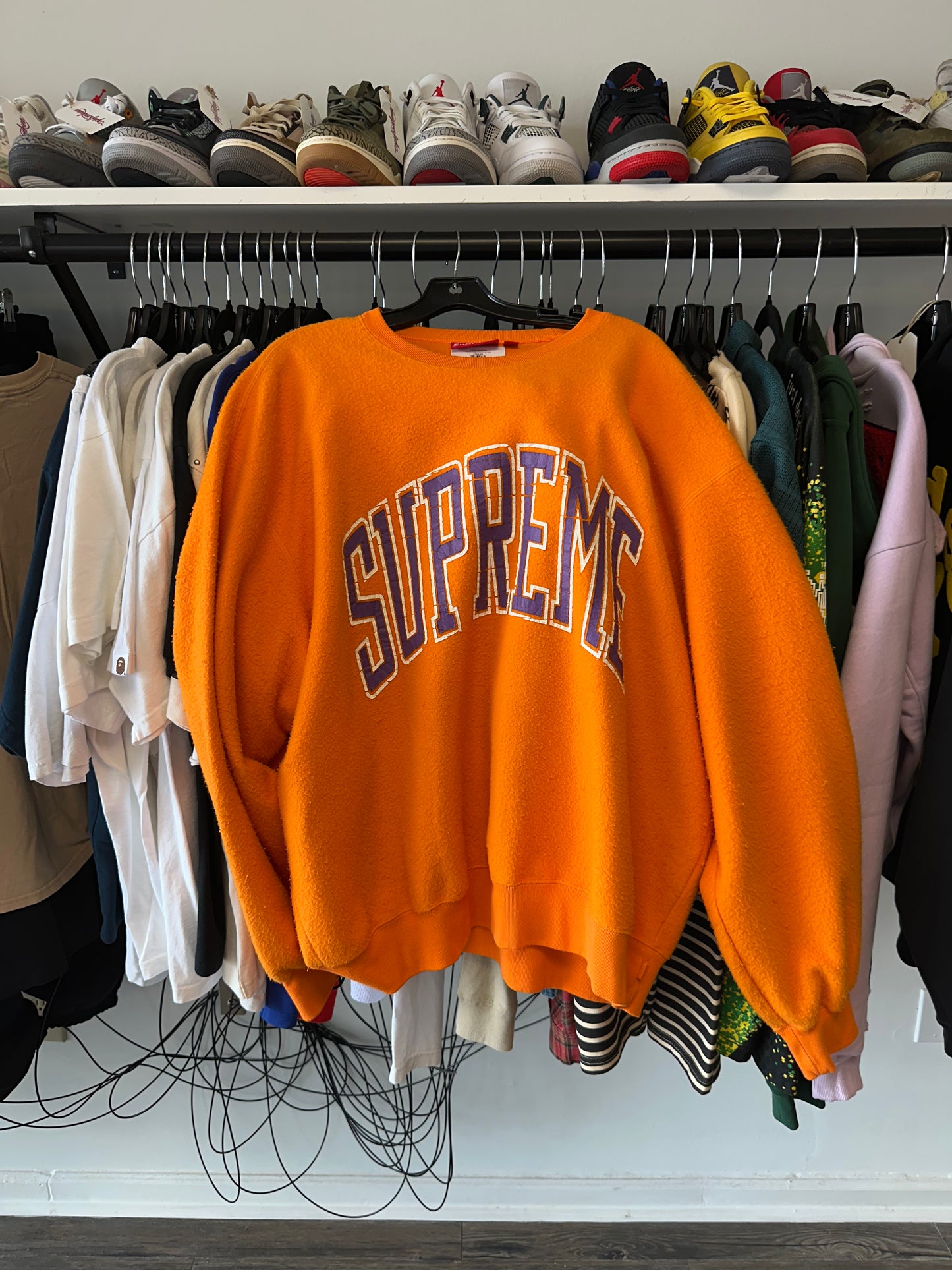 Supreme Orange Crewneck Size XLarge