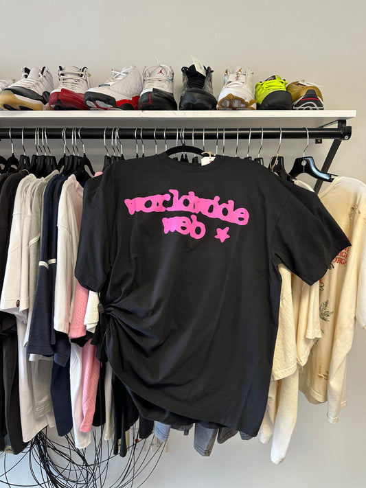 Sp5der Black tee Small