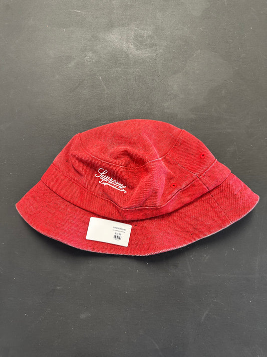 Supreme Red Bucket Hat