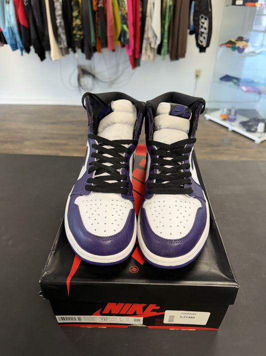 Air Jordan 1s "Court Purple" Size 10.5
