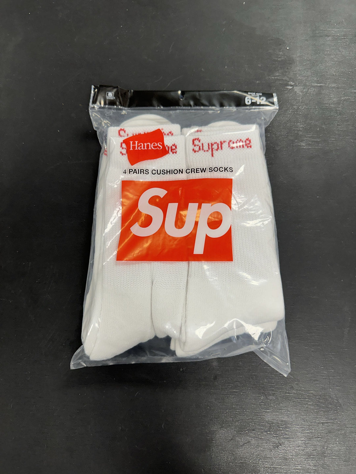 Supreme Socks White (Pack)