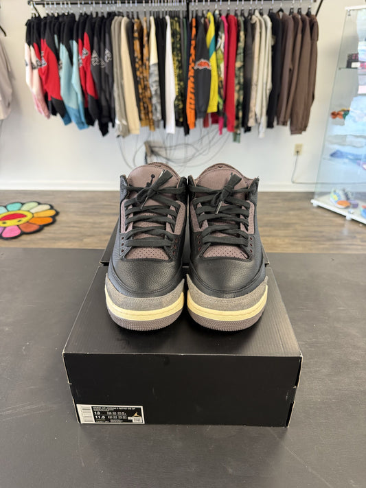 A Ma Maniere X Air Jordan 3s Size 11.5M