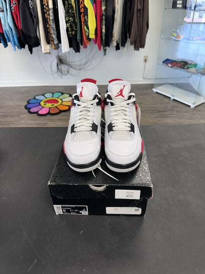 Air Jordan 4s "Red Cement" Size 9