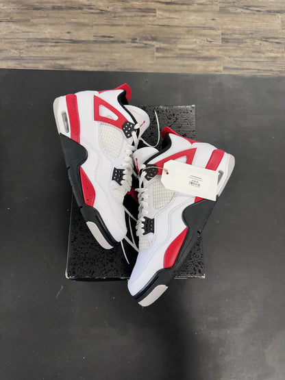 Air Jordan 4s "Red Cement" Size 9