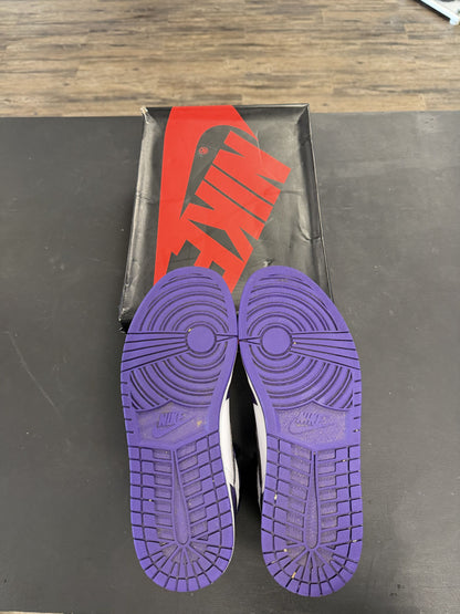 Air Jordan 1s "Court Purple" Size 10.5