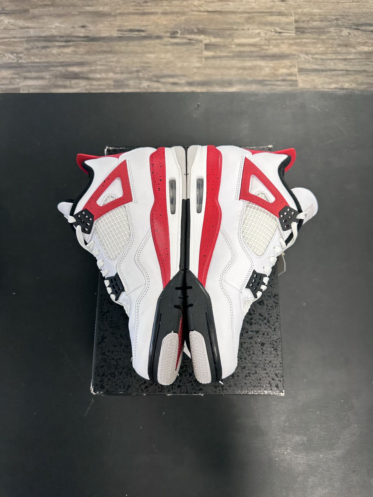 Air Jordan 4s "Red Cement" Size 9