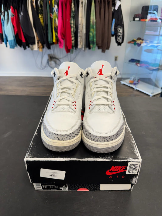 Air Jordan 3s "White Cement Reimagend" Size 12