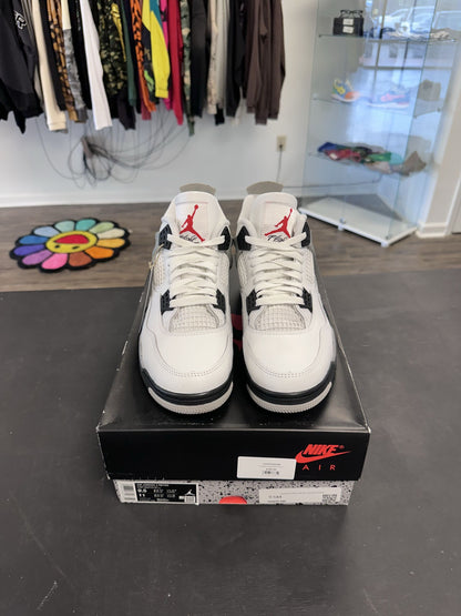 Air Jordan 4s "White Cement" Size 9.5