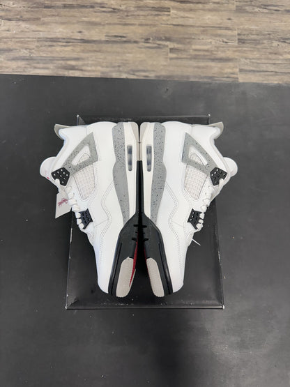 Air Jordan 4s "White Cement" Size 9.5