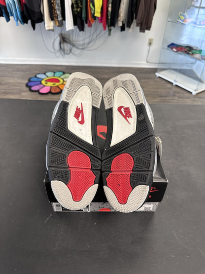 Air Jordan 4s "White Cement" Size 9.5