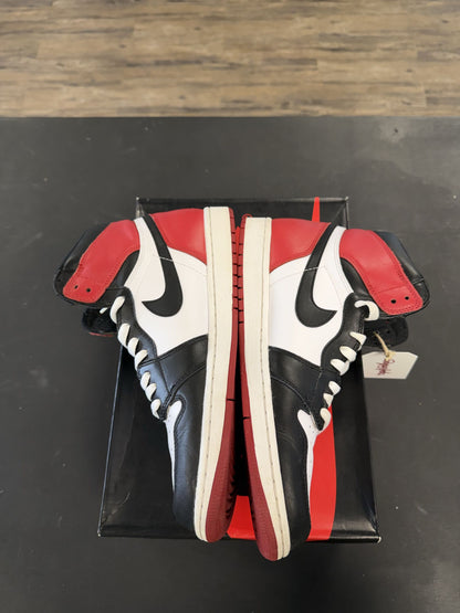 Air Jordan 1s "Black Toe" Size 10.5