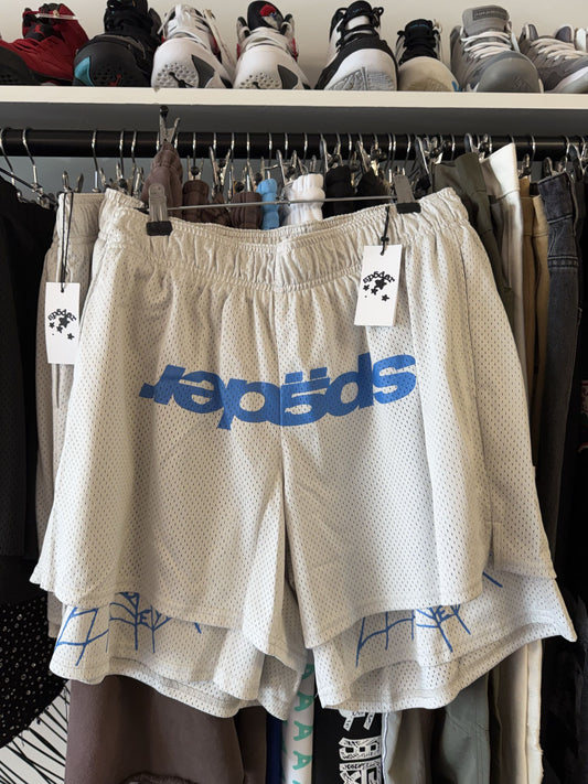 Sp5der Mesh Shorts "Plastic" Size XL